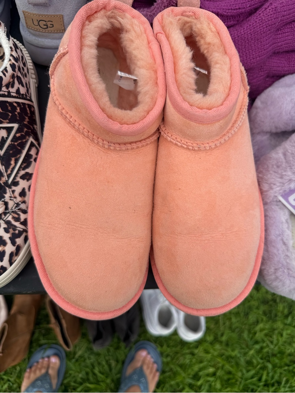 UGG Women's Shearling Boots size 6: $50 each.